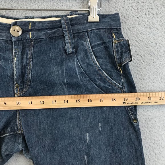 G-Star Jeans Dark Blue Black Regular Straight Denim Pant size 30x34 - Picture 6 of 10